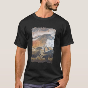 Camiseta Cueva Pintando Caballos Prehistóricos En Cueva Las