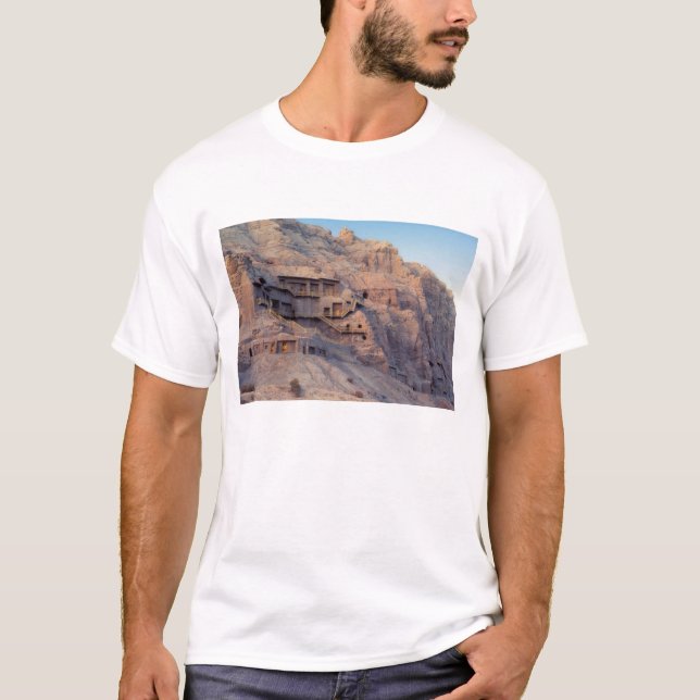 Camiseta Cuevas de los Mil Budas de Kilzil, Kuche, cerca de (Anverso)
