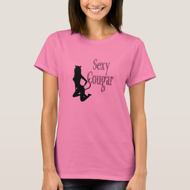 Camiseta cugar de silueta caliente de moda (Anverso)