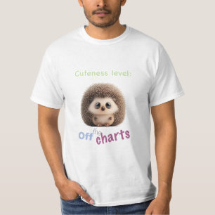 Camiseta Cuidad de Hedgehog Nivel Cute Adorable Cita Gracio