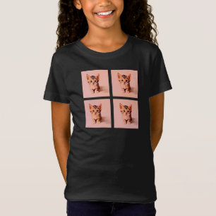 Camiseta Cuidad kitten de cuatro tipos