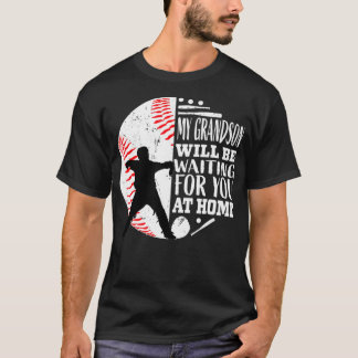 Camiseta Cuidada azafata de béisbol Abuelo Abuelo Abuelo Qu