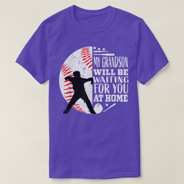 Camiseta Cuidada azafata de béisbol Abuelo Abuelo Abuelo Qu (Diseño del anverso)