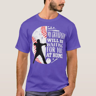 Camiseta Cuidada azafata de béisbol Abuelo Abuelo Abuelo Qu