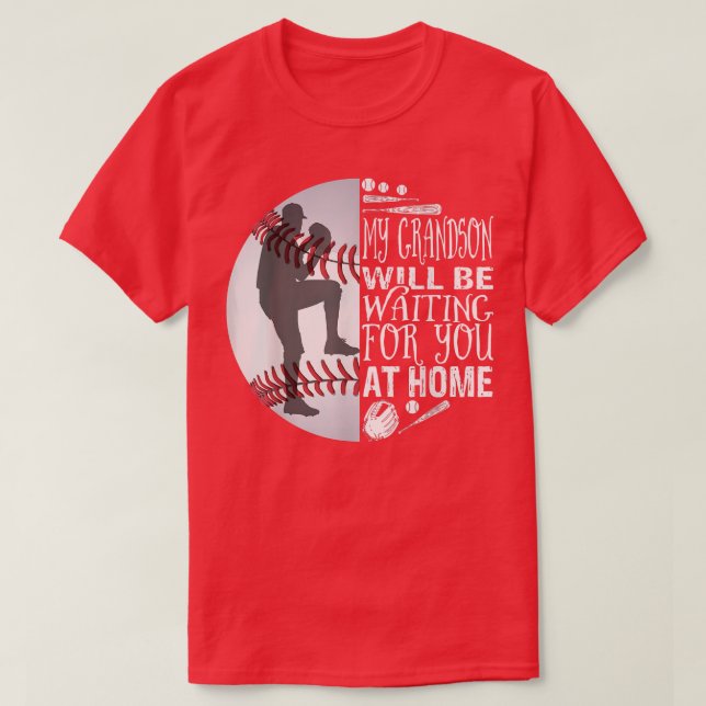 Camiseta Cuidada azafata de béisbol Abuelo Abuelo Abuelo Qu (Diseño del anverso)