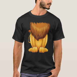 Camiseta Cuidada cabeza de león disfraz Halloween Gran Gato