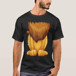 Camiseta Cuidada cabeza de león disfraz Halloween Gran Gato