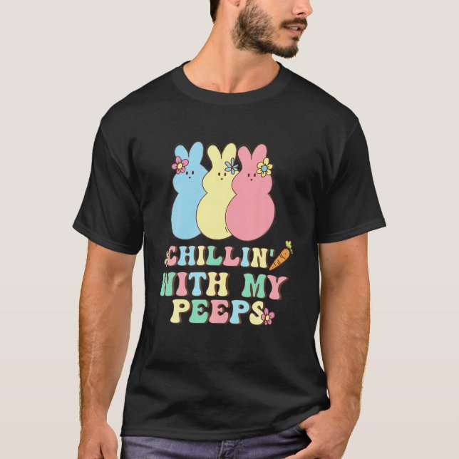 Camiseta Cuidada Chillin Con Mi Estudiante Día De Pascua Té (Anverso)