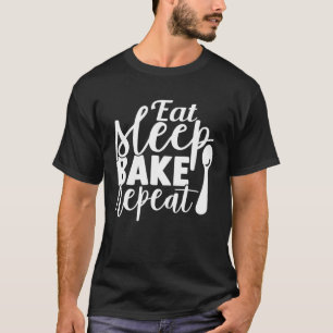 Camiseta Cuidada Comida De Duerma Horno De Repetición Y Coc