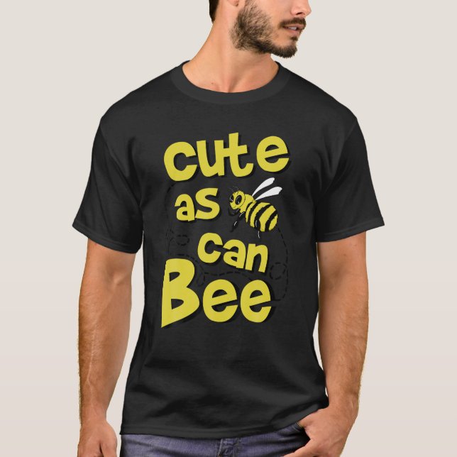 Camiseta Cuidada Como Puede Ser La Buzzing Retrato De Abeja (Anverso)