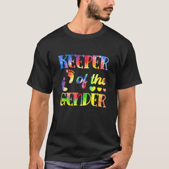 Camiseta Cuidada Del Género Del Bebé De Género Revela El Ro (Anverso)