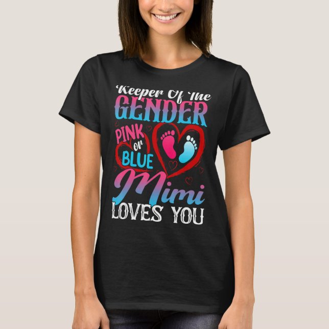 Camiseta Cuidada Del Género Mimi Te Ama Rosa O B (Anverso)