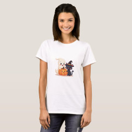 Camiseta "Cuidada Escuadrón de Halloween | Kawaii Ghost & P