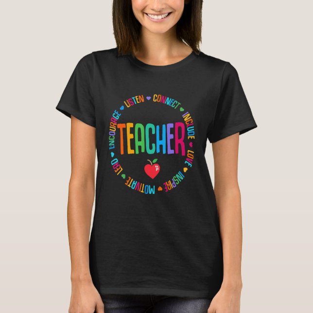 Camiseta Cuidada Escuadrón de Maestros Elementa Inspiradora (Anverso)