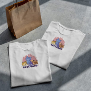 Camiseta Cuidada familia de animales de gato