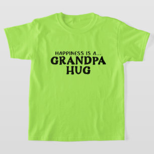 Camiseta Cuidada felicidad El abuelo abraza el arte de la p