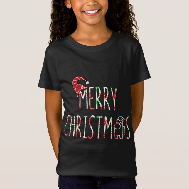 Camiseta Cuidada Gaming Feliz Navidad con Santa Hat (Anverso)