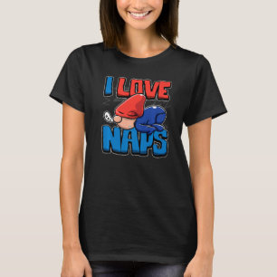 Camiseta Cuidada Gnome Sleepyhead I Love Naps