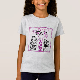 Camiseta Cuidada jirafa Inspiradora