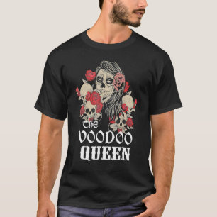 Camiseta Cuidada Nueva Orleans Mardi Gras Voodoo Reina Hall