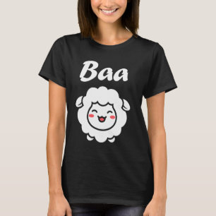 Camiseta Cuidada Oveja cita simples animales Baa Sheep 3