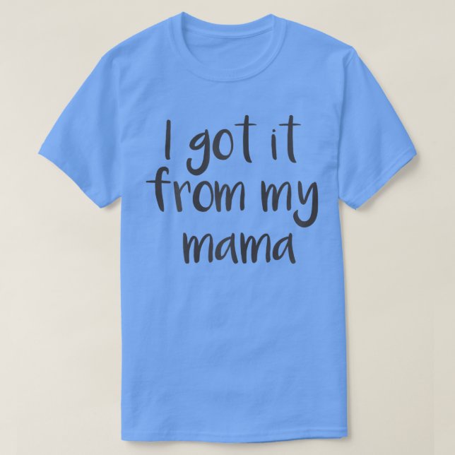 Camiseta Cuidada que le di a mi mamá (Diseño del anverso)