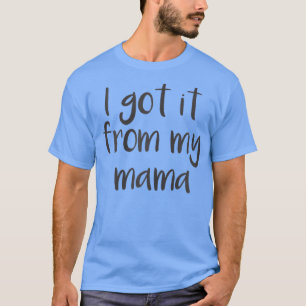 Camiseta Cuidada que le di a mi mamá