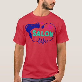 Camiseta Cuidada Salón Vida Cabello Estilista Peluquería Ar