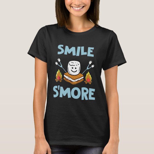 Camiseta Cuidada Sonrisa Smore T Camping Smore Tee (Anverso)