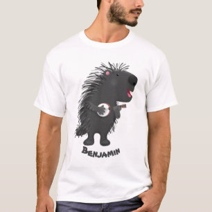 Camiseta Cuidada y divertida jugada del personalizado del b