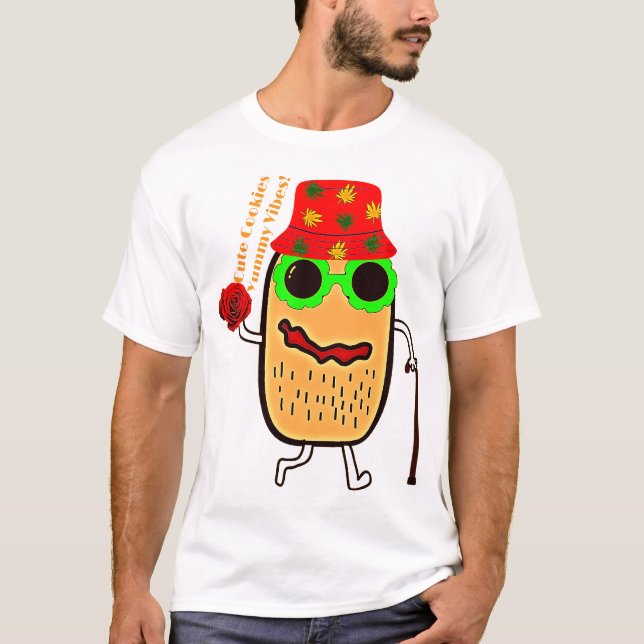Camiseta Cuidadas Cookies Yummy Vibes! (Anverso)