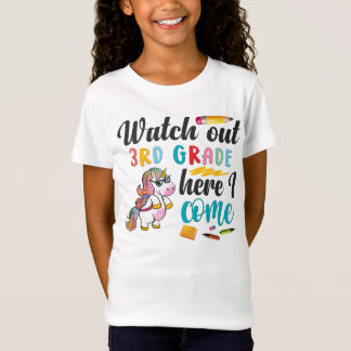 Camiseta ¡Cuidado 3er Grado Aquí Voy!