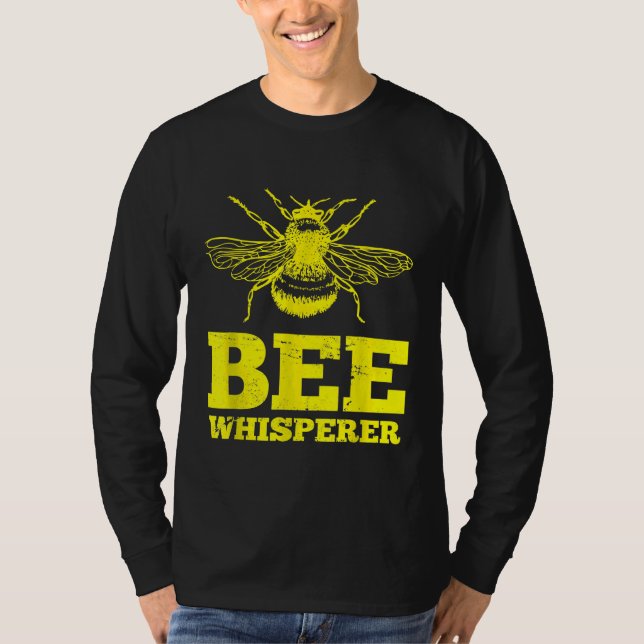 Camiseta Cuidado Apicultor Tratar De Mantener El Cuidador D (Anverso)