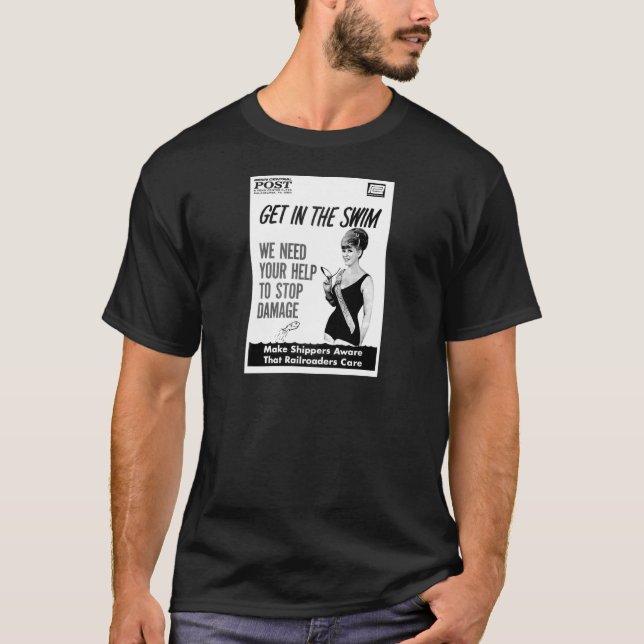 Camiseta Cuidado central de los Railroaders de Penn sobre (Anverso)
