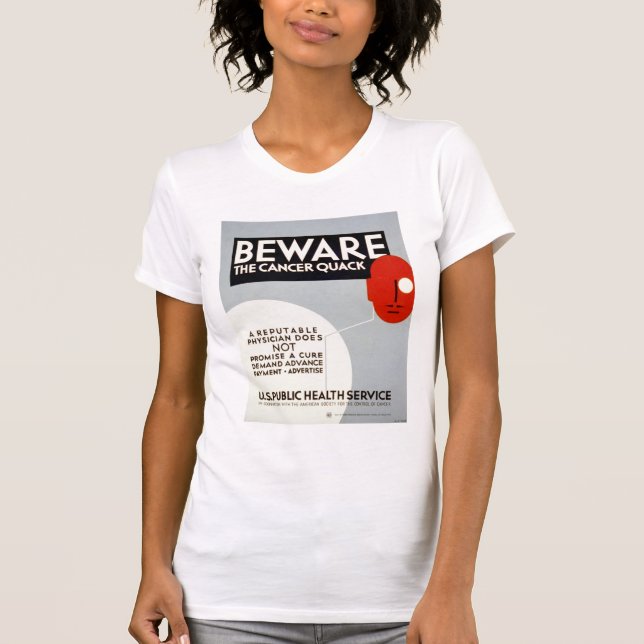 Camiseta Cuidado Con El Cáncer (Anverso)