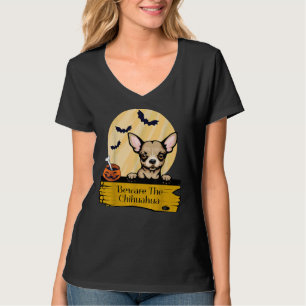 Camiseta Cuidado Con El Chihuahua Por La Idea Del Perro Chi