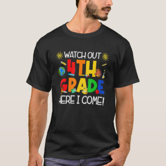 Camiseta Cuidado Con El Cuarto Grado Aquí Llego El Primer D