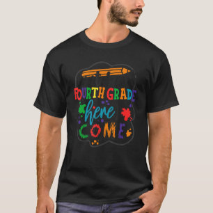 Camiseta Cuidado Con El Cuarto Grado Aquí Vuelvo Con Los Ni