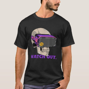 Camiseta Cuidado con el divertido VR Player Virtual Reality