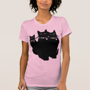 Camiseta Cuidado con el gato negro