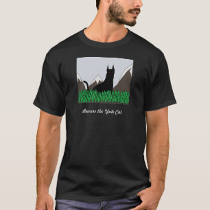 Camiseta Cuidado con el gato Yule