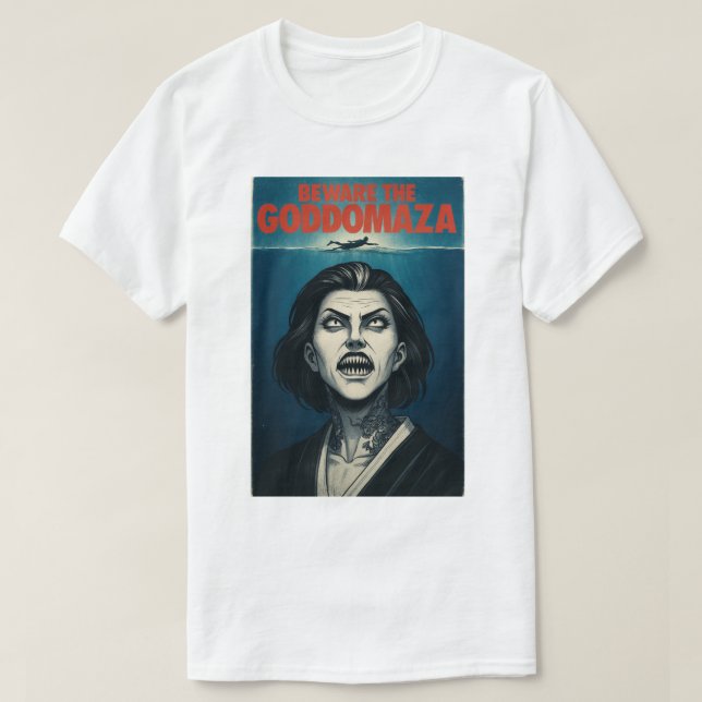 CAMISETA CUIDADO CON EL GODDOMAZA (Diseño del anverso)