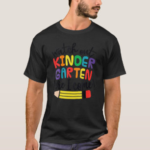 Camiseta Cuidado Con El Jardín De Niños Aquí Vengo Chicas K