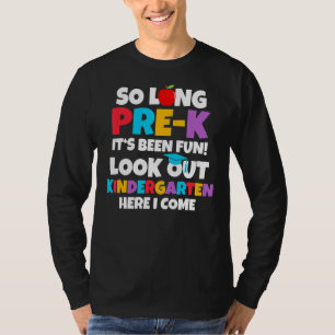 Camiseta Cuidado con el jardín de niños de pregrado de pree