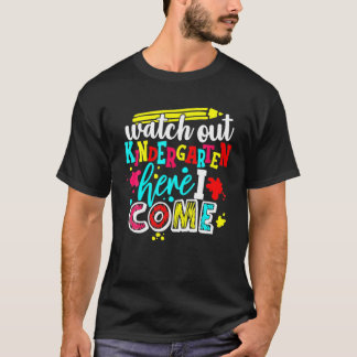 Camiseta Cuidado Con El Jardín Infantil Aquí Vengo A La Paz