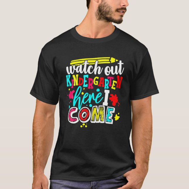 Camiseta Cuidado Con El Jardín Infantil Aquí Vengo A La Paz (Anverso)