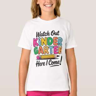 Camiseta Cuidado Con El Jardín Infantil Aquí Vengo El Niño