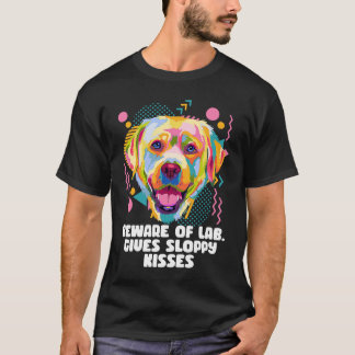 Camiseta Cuidado con el laboratorio que da descuidos a Labr