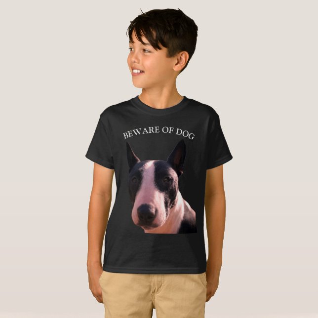 CAMISETA CUIDADO CON EL PERRO (Anverso completo)