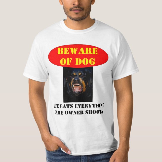 CAMISETA CUIDADO CON EL PERRO (Anverso)